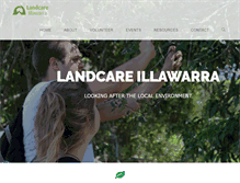 Tablet Screenshot of landcareillawarra.org.au